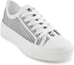KARL LAGERFELD Women's Cushioned Insole Everyday Giddeon-Lace Up Sneaker