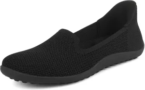 KBZone Women's Wide Toe Box Slip on Flats Shoes Comfortable Round Toe Mesh Loafers Walking Shoes