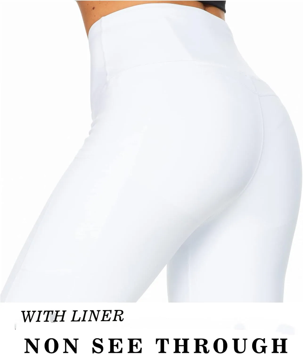 Kcutteyg Yoga Pants for Women with Pockets High Waisted Leggings Workout Sports Running Athletic Pants