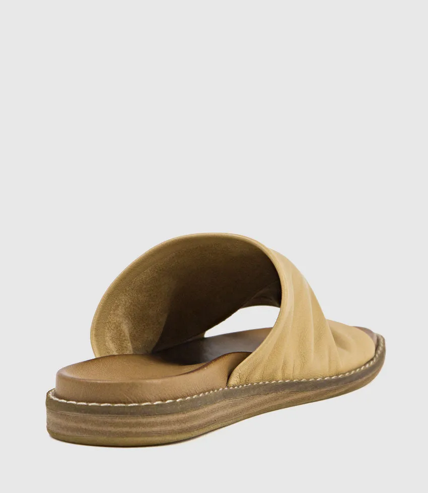 KEENE Soft Slide On Footbed in Natural