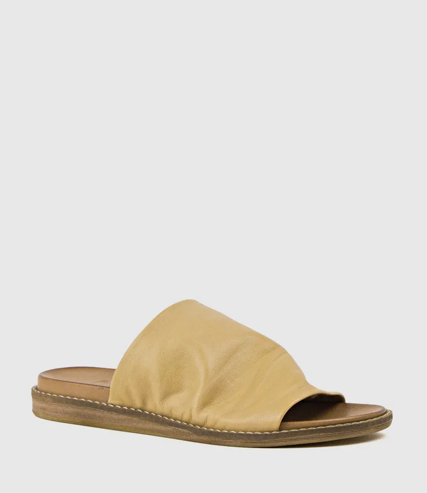 KEENE Soft Slide On Footbed in Natural