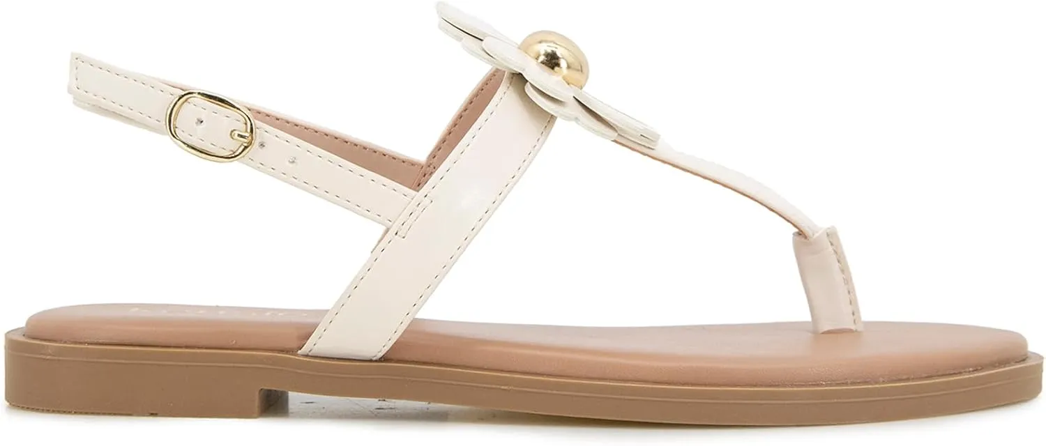 kensie Women's Maeve Flat Sandal