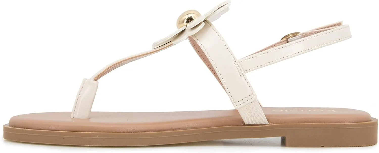 kensie Women's Maeve Flat Sandal