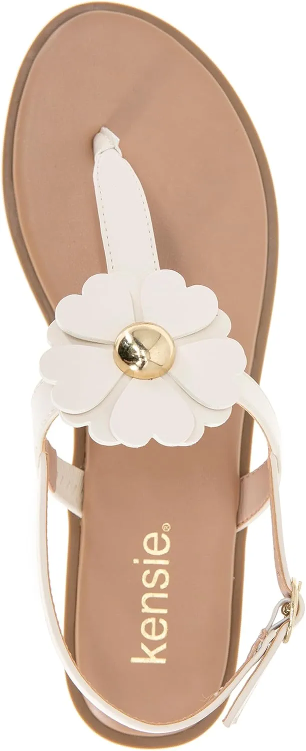 kensie Women's Maeve Flat Sandal