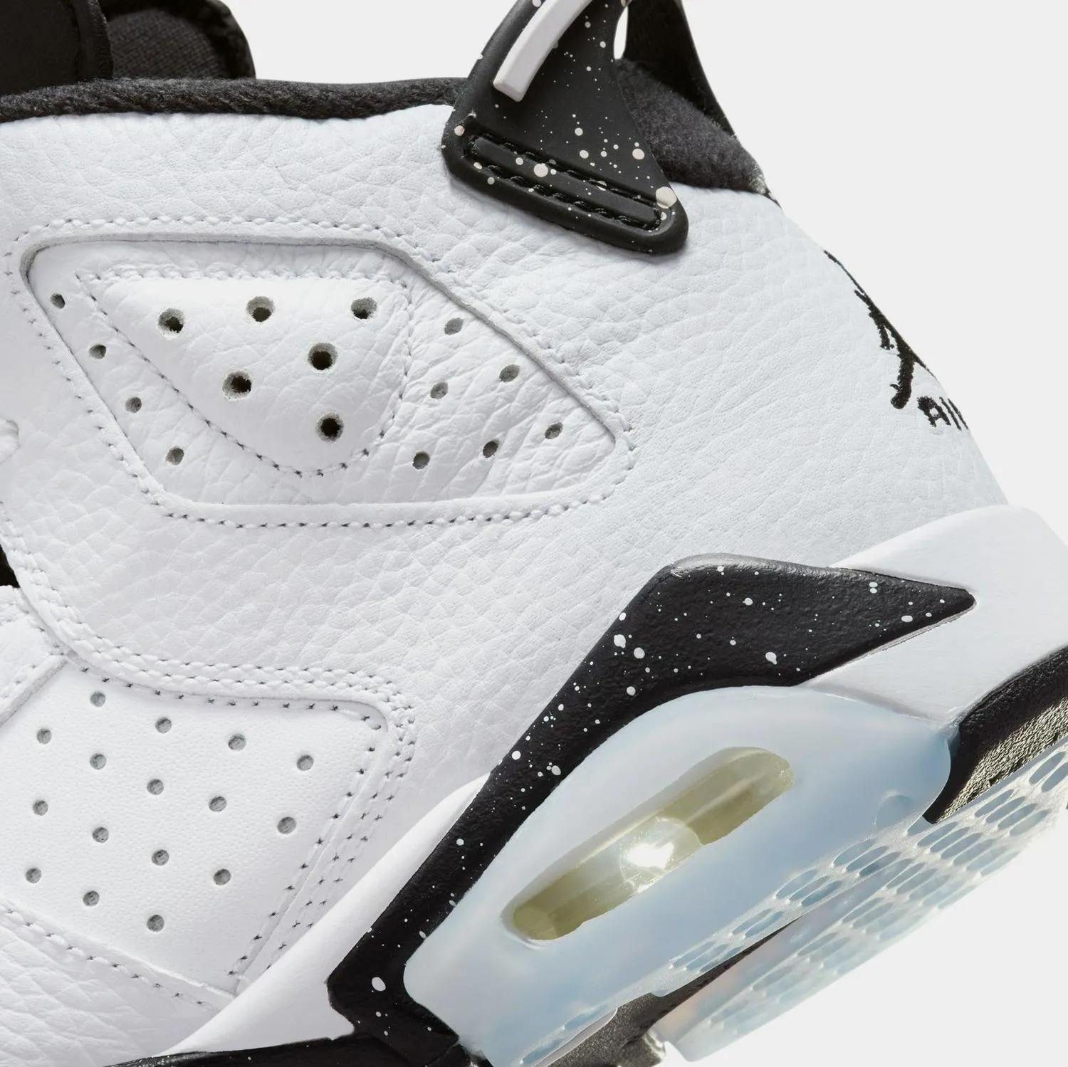 Kids Air Jordan 6 Retro White Black GS 384665-112 Sneaker Shoe Trainer