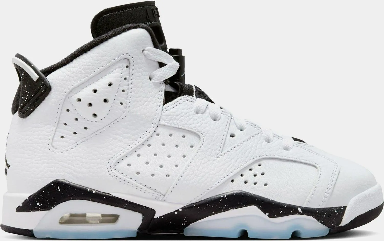 Kids Air Jordan 6 Retro White Black GS 384665-112 Sneaker Shoe Trainer