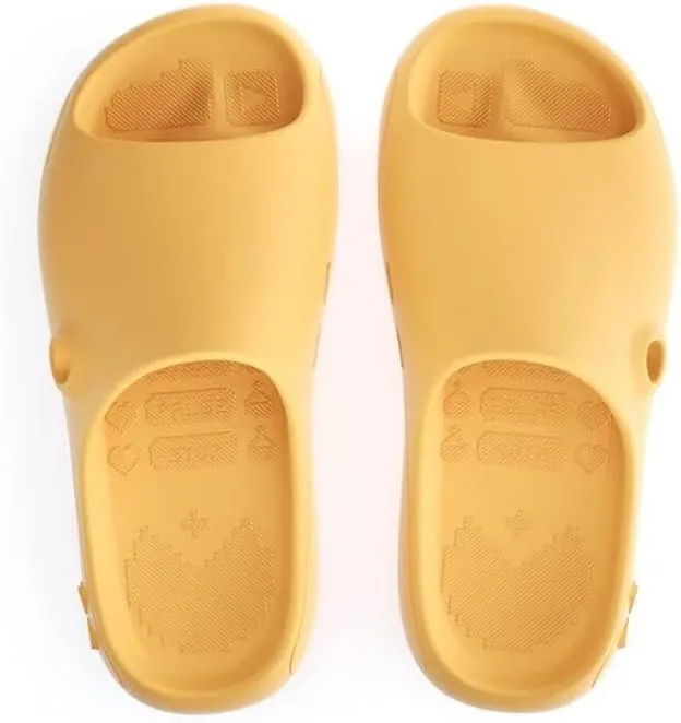 Kids Shower Shoes, Non Slip Slide Sandals, Summer Lightweight Slippers for Indoor Bath Beach Pool