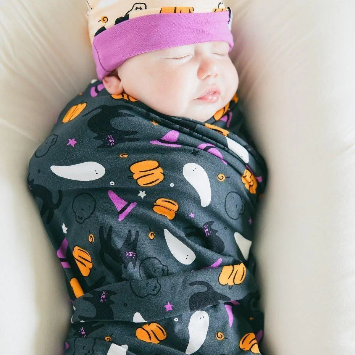 Knit Beanie in Spooky Days