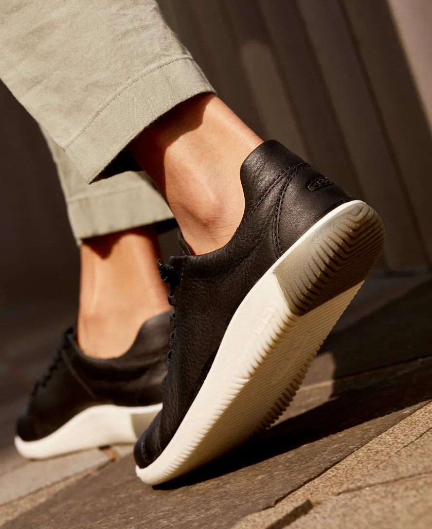 KNX Ledersneaker für Damen  |  Black/Star White