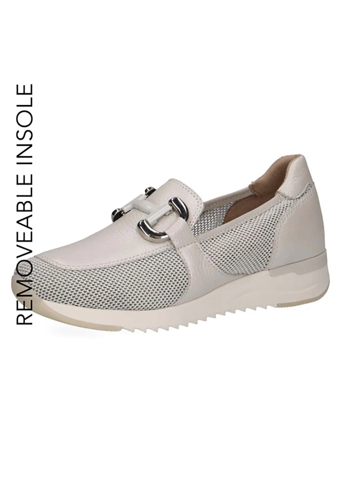 Ladies Slip On Shoe - White