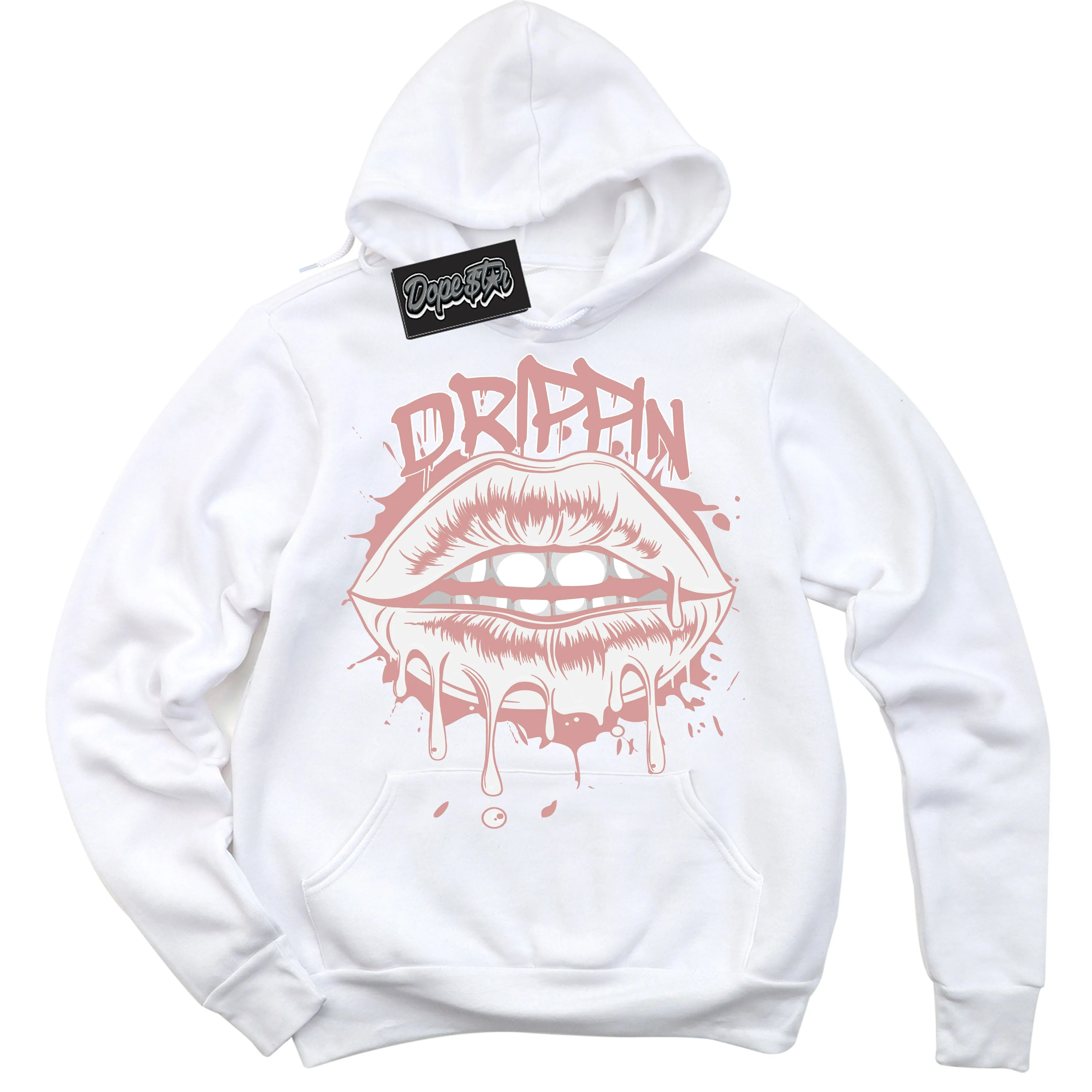 Legend Pink 1s Sneaker Hoodie Drippin Graphic