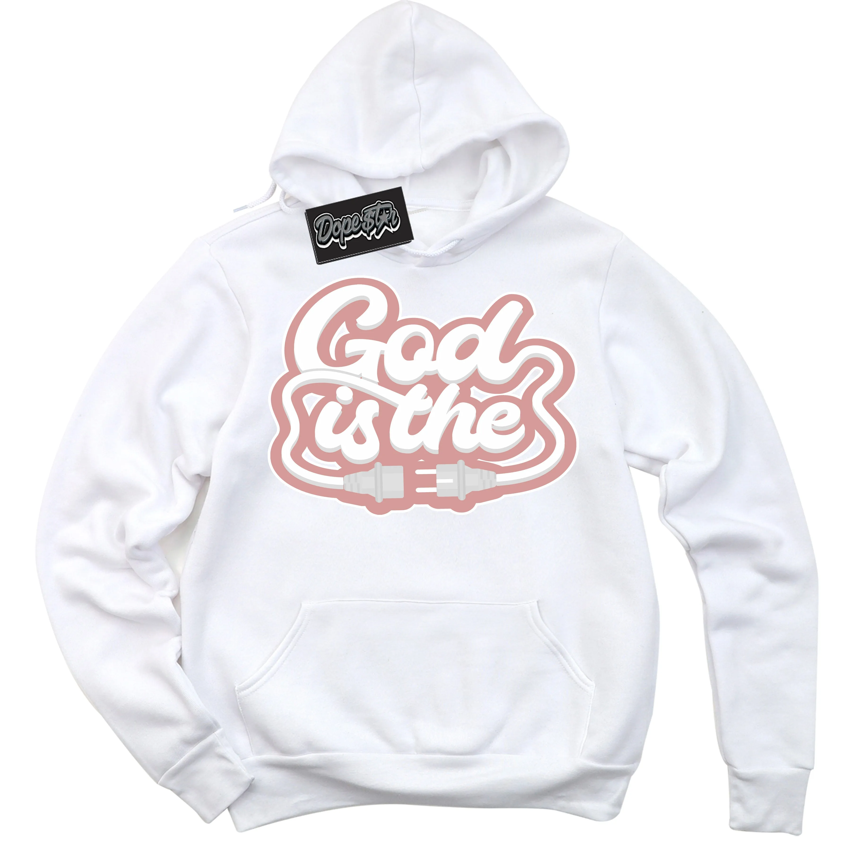 Legend Pink 1s Sneaker Hoodie God Is The Graphic