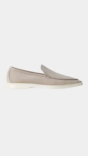 Light Grey Luxury Loafers - Arvenis Co.