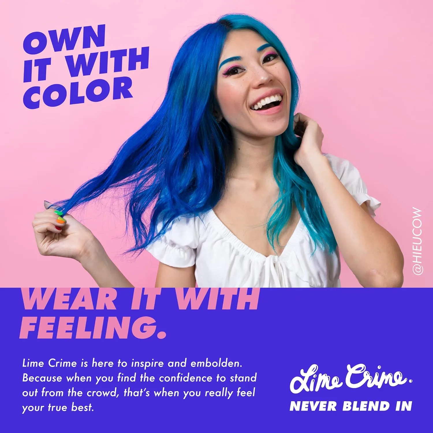 Lime Crime Electric Slide Eyeshadow & Brush Stick, Whatever - Lightweight 2-in-1 Eyeshadow Smudge Stick with Angled Brush for Long Lasting & Natural Color or Glow - Vegan & Cruelty-Free