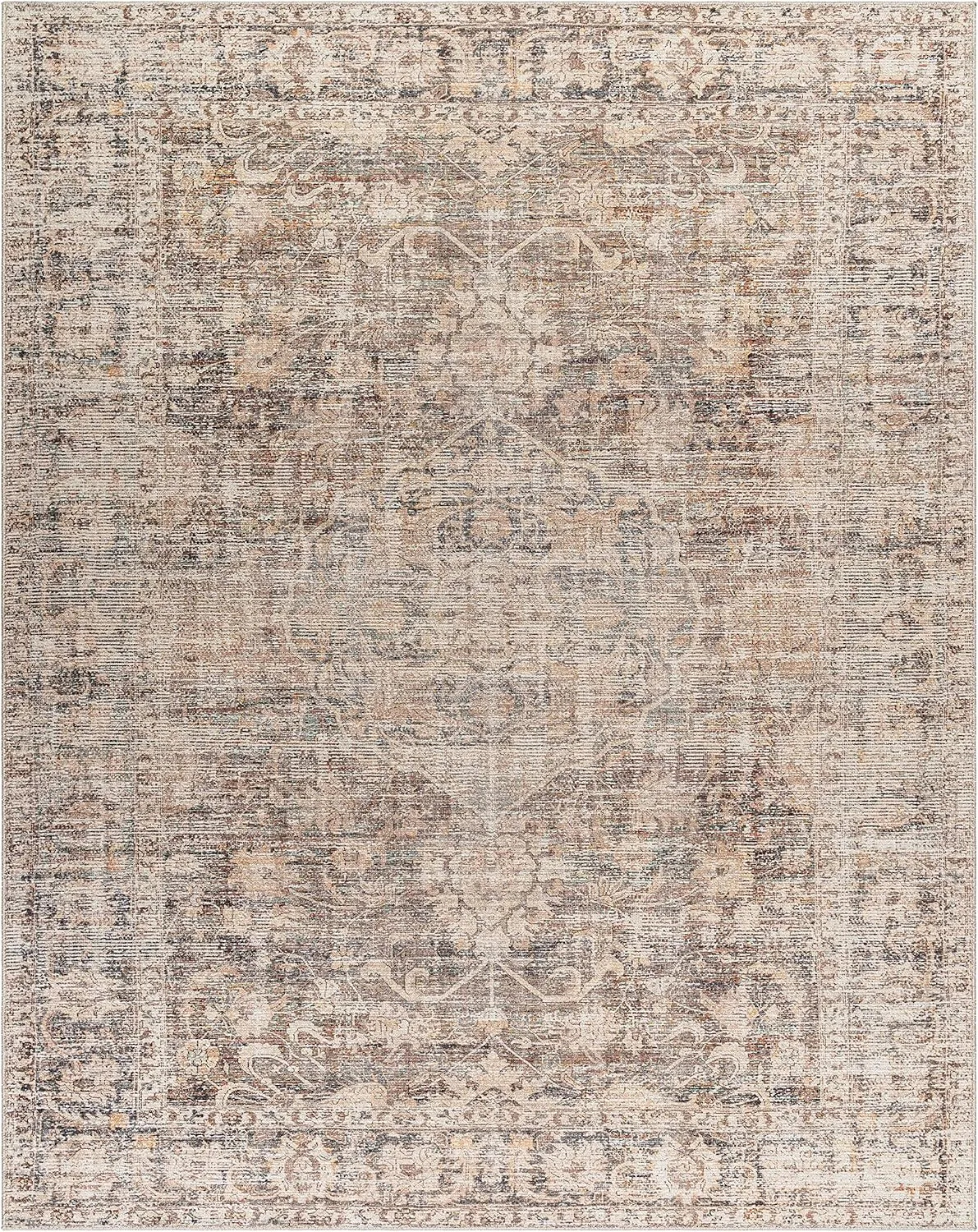 Livabliss x Becki Owens Marlene Area Rug, 5'3" x 7', Dark Brown