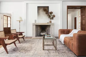 Livabliss x Becki Owens Marlene Area Rug, 5'3" x 7', Dark Brown