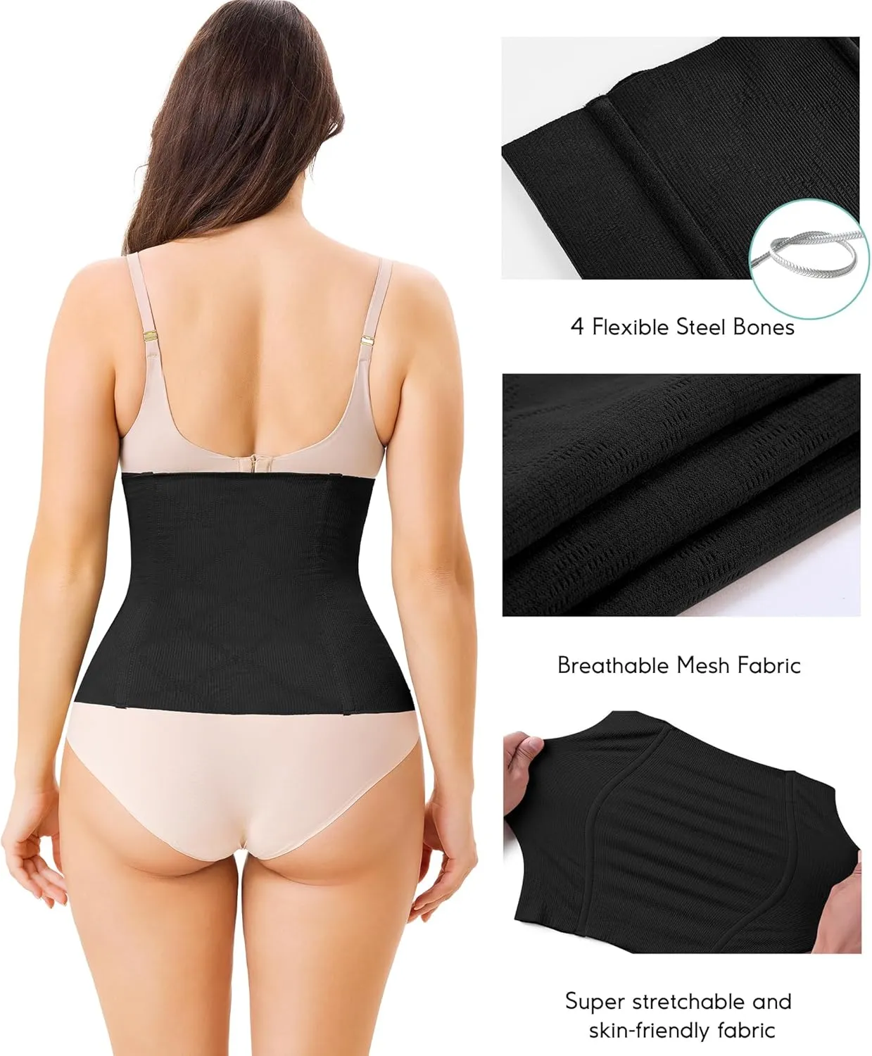 LODAY 2 in 1 Postpartum Recovery Belt,Body Wraps Works for Tighten Loose Skin