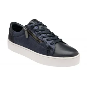 Lotus Ladies Sky Navy Snake Leather Stressless Trainers