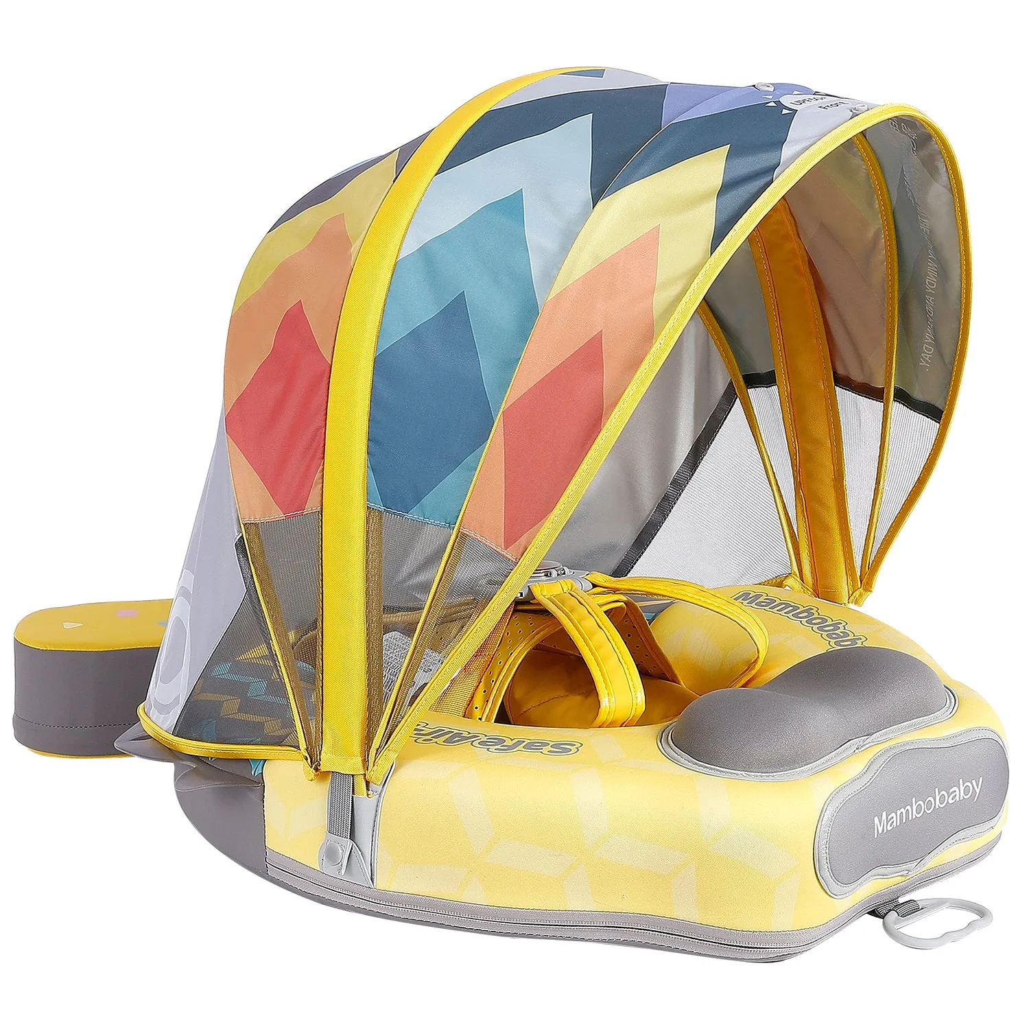 Mambobaby Float with Canopy and Tail Colorfish