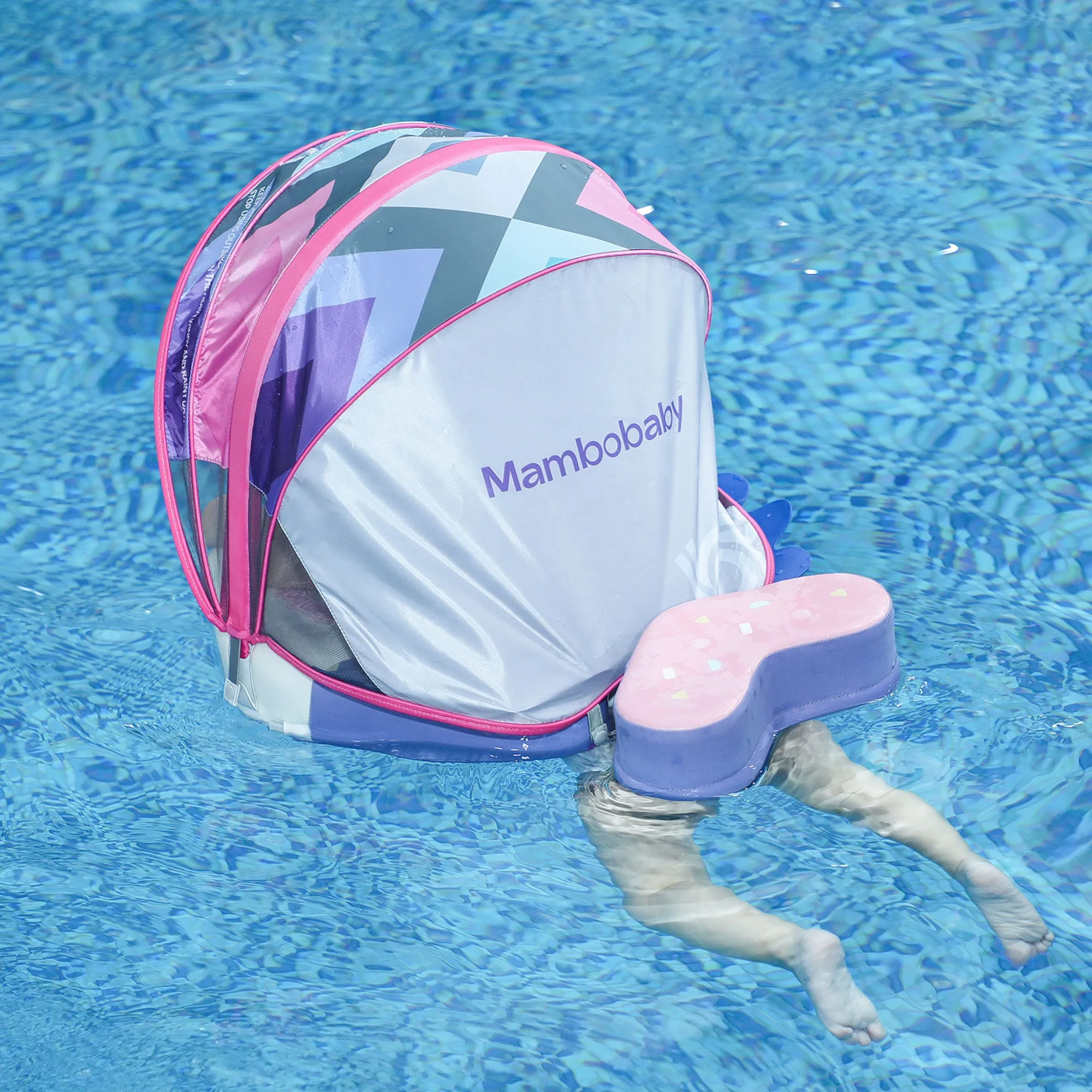 Mambobaby Float with Canopy and Tail Colorfish