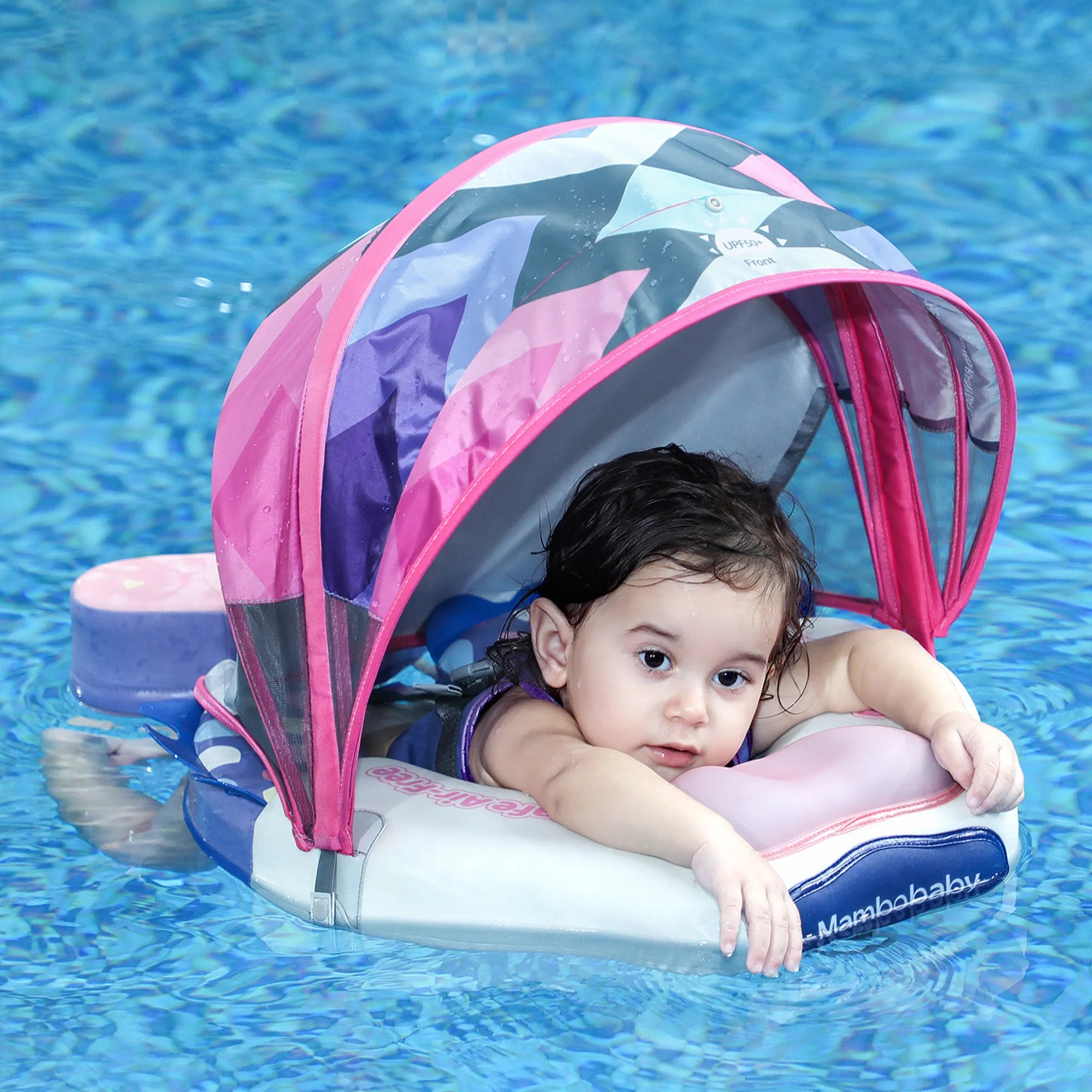 Mambobaby Float with Canopy and Tail Colorfish