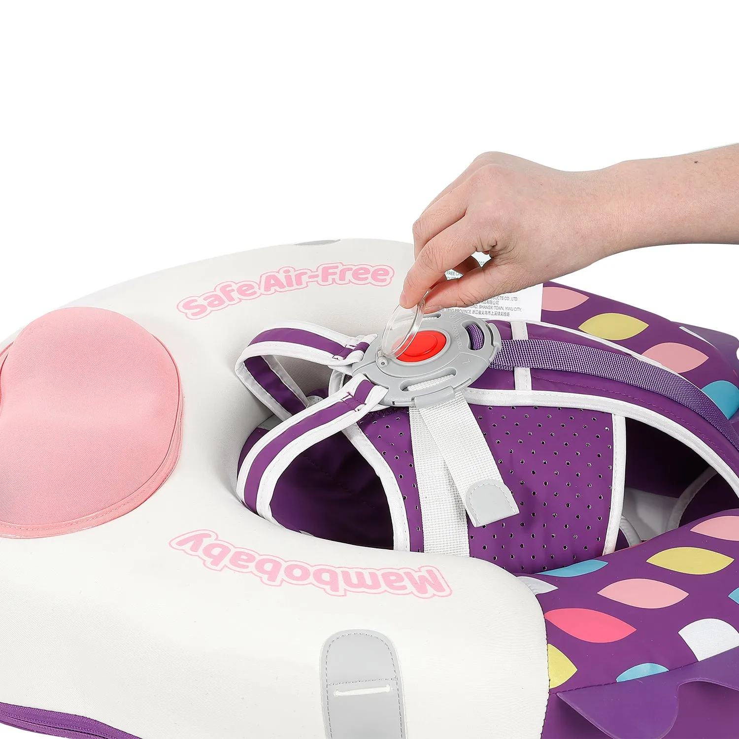 Mambobaby Float with Canopy and Tail Colorfish