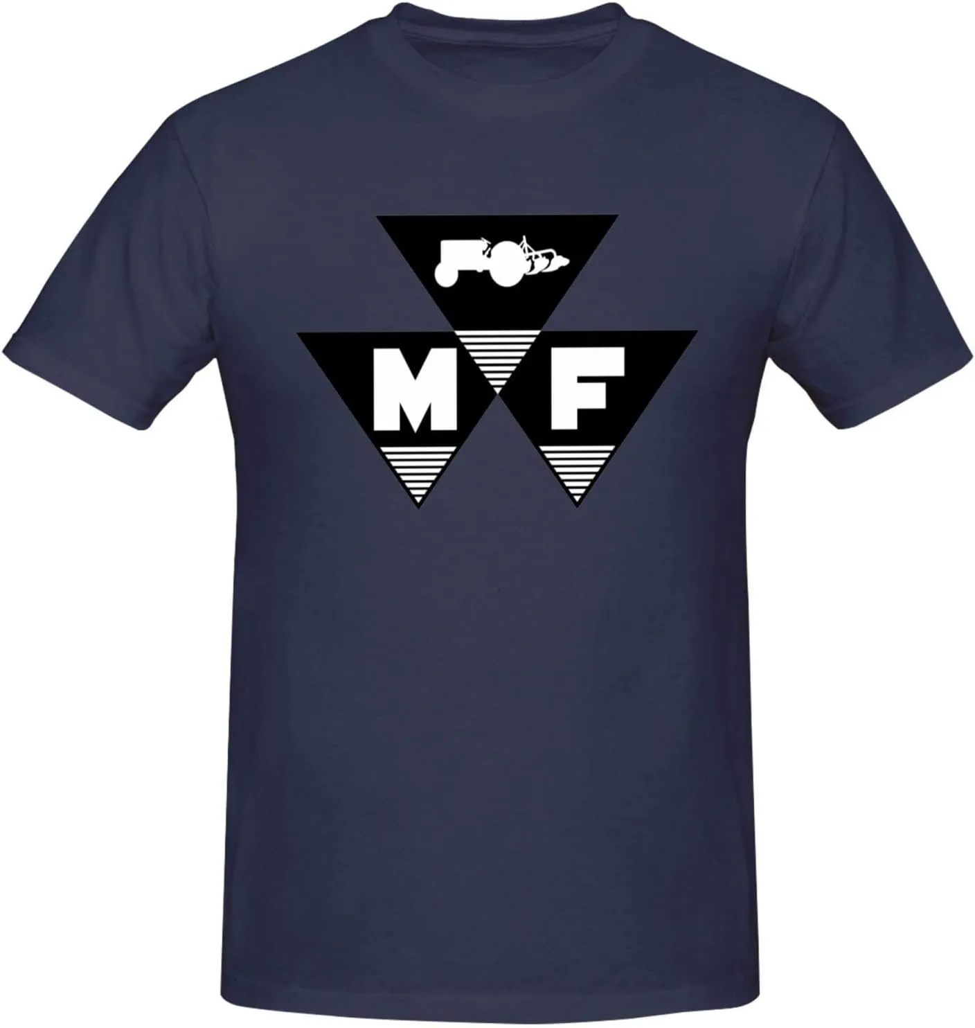 Massey Ferguson Men's 170g Combed Cotton Short Sleeve T-Shirt Black