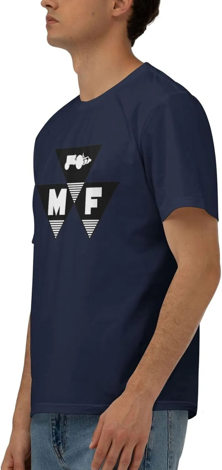 Massey Ferguson Men's 170g Combed Cotton Short Sleeve T-Shirt Black