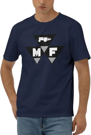 Massey Ferguson Men's 170g Combed Cotton Short Sleeve T-Shirt Black