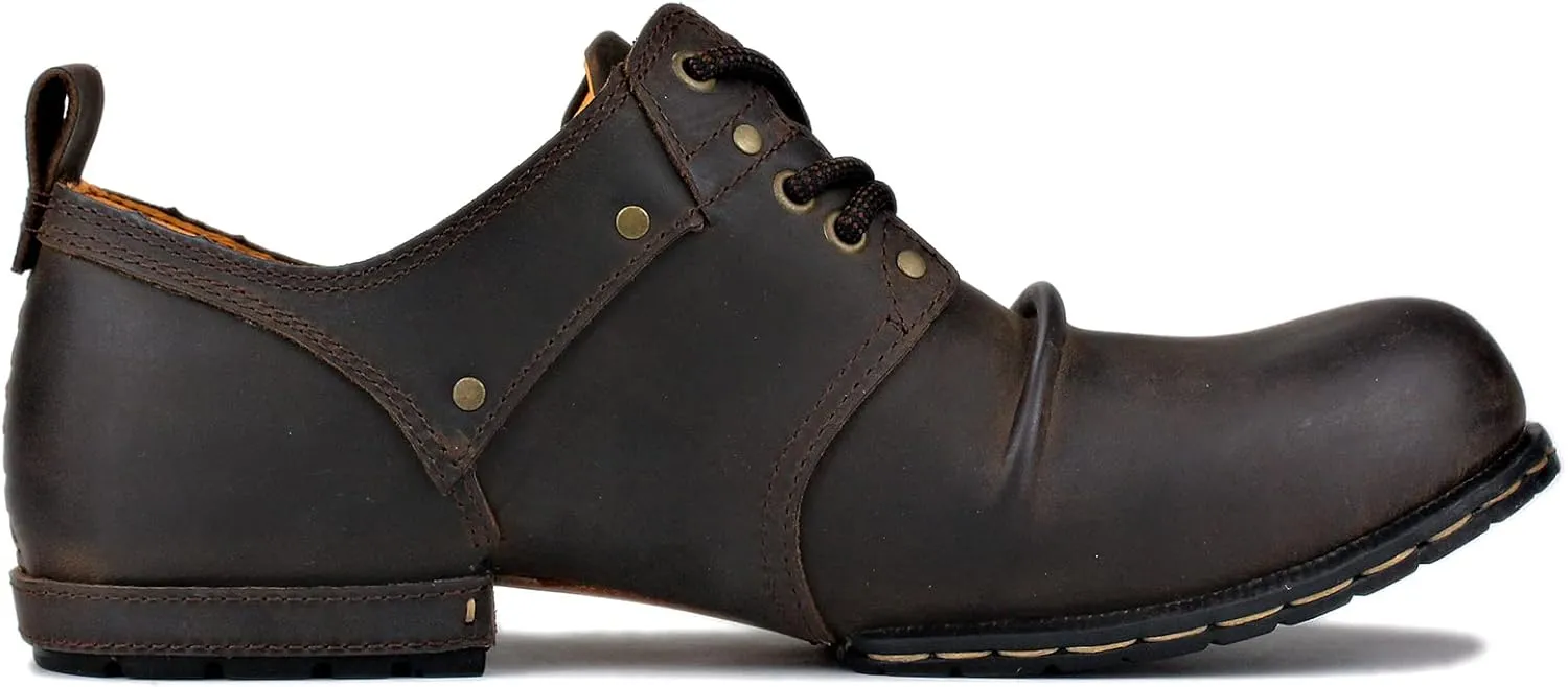 Men's Chukka Boots Motorcycle Casual Leather Dress Ankle Boot for Men Fashion 6015-1-B