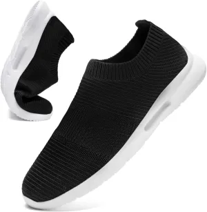 Mens Slip on Shoes Tennis Sports Sneakers Lightweight Casual Dress Summer Beach Slippers
