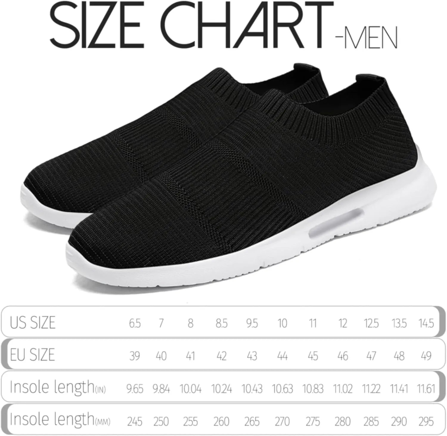 Mens Slip on Shoes Tennis Sports Sneakers Lightweight Casual Dress Summer Beach Slippers