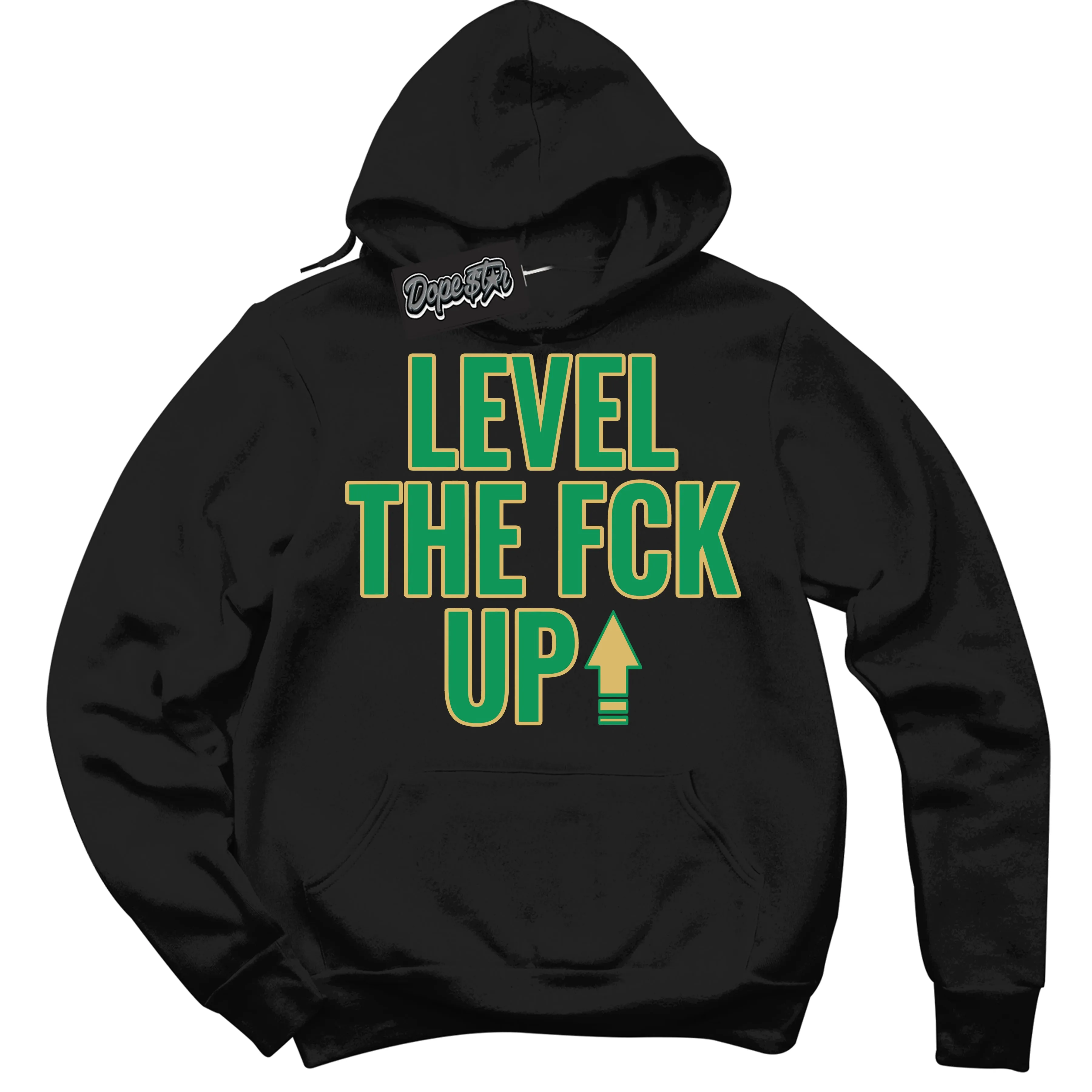 Method of Make Lucky Green 1s Sneaker Hoodie Level The Fck Up Graphic