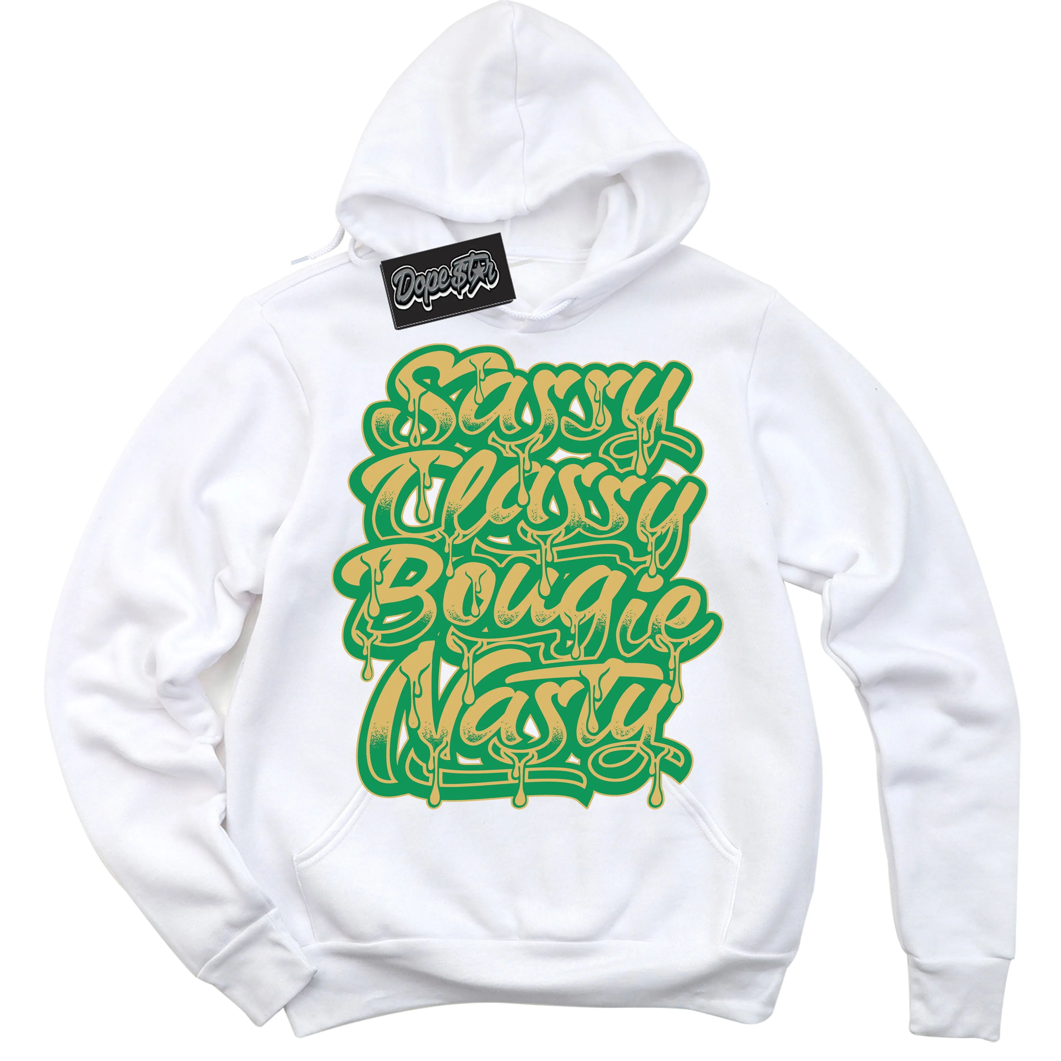 Method of Make Lucky Green 1s Sneaker Hoodie Sassy Classy Graphic