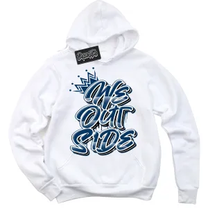 Midnight Navy 1s Sneaker Hoodie We Outside Graphic