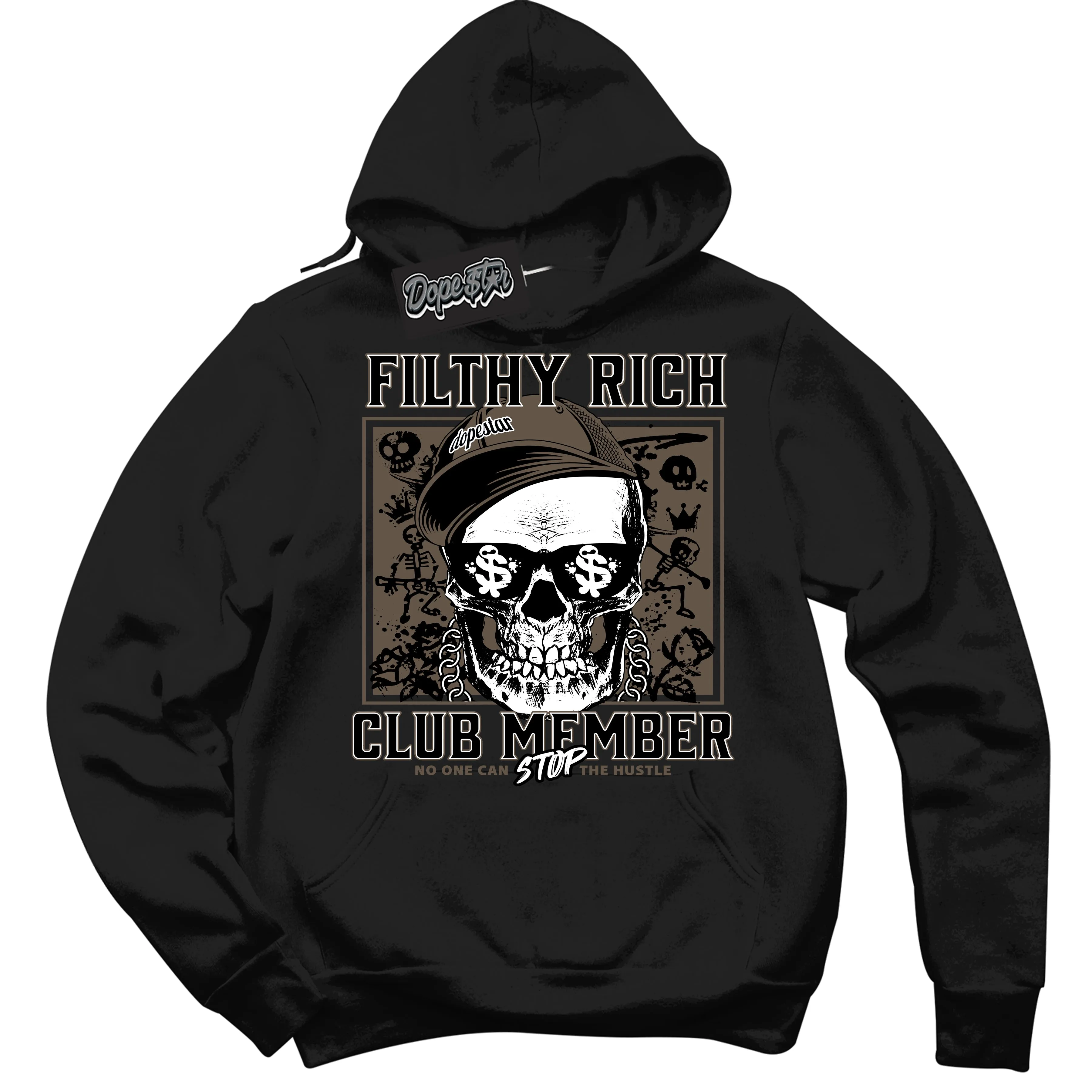 Mocha Palomino 1s Sneaker Hoodie Filthy Rich Graphic