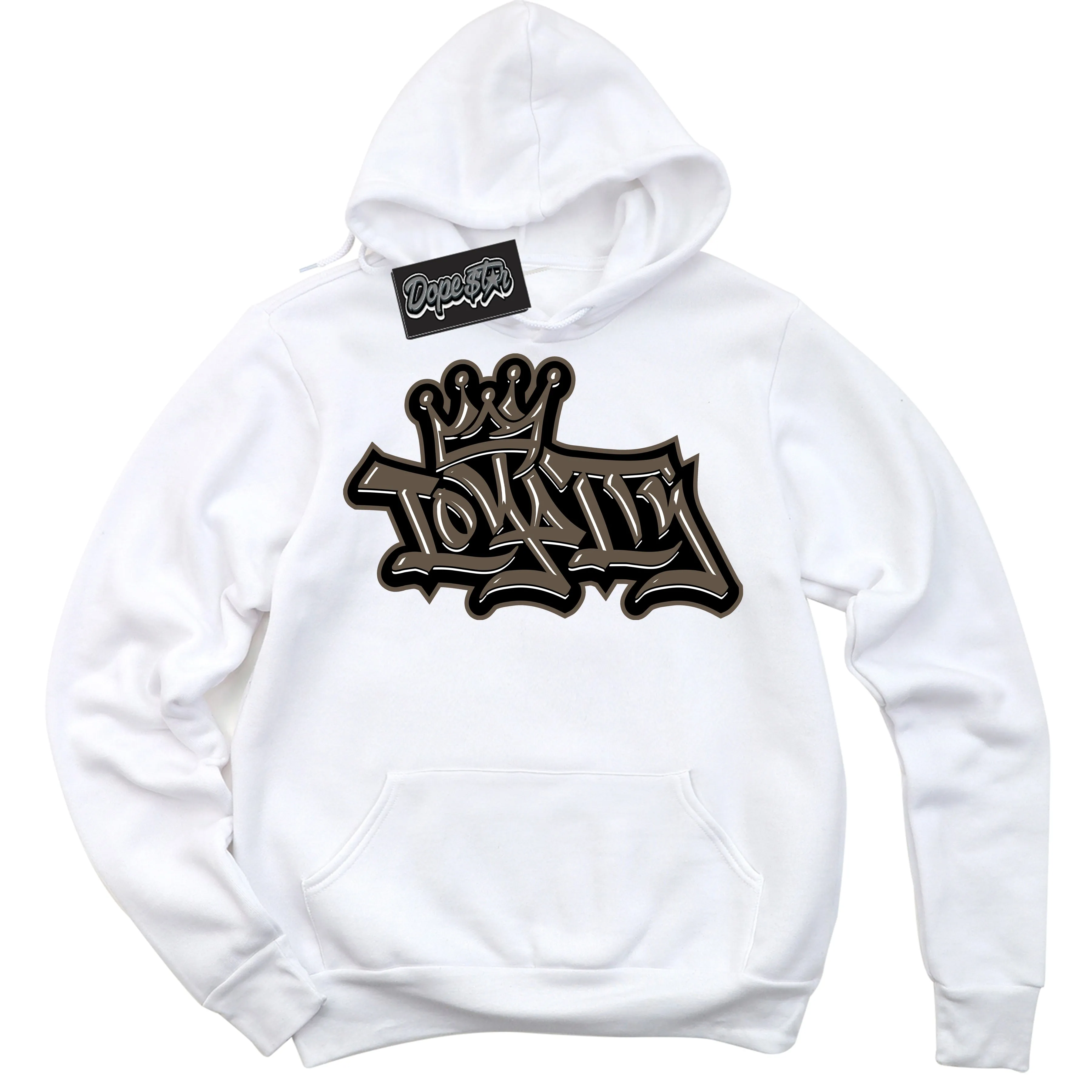 Mocha Palomino 1s Sneaker Hoodie Loyalty Crown Graphic