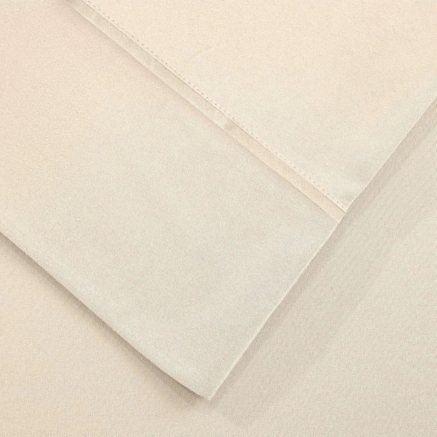 Modern Threads Soft Microfiber Solid Sheets - Luxurious Microfiber Bed Sheets - Includes Flat Sheet, Fitted Sheet with Deep Pockets, & Pillowcases Egg Shell Full