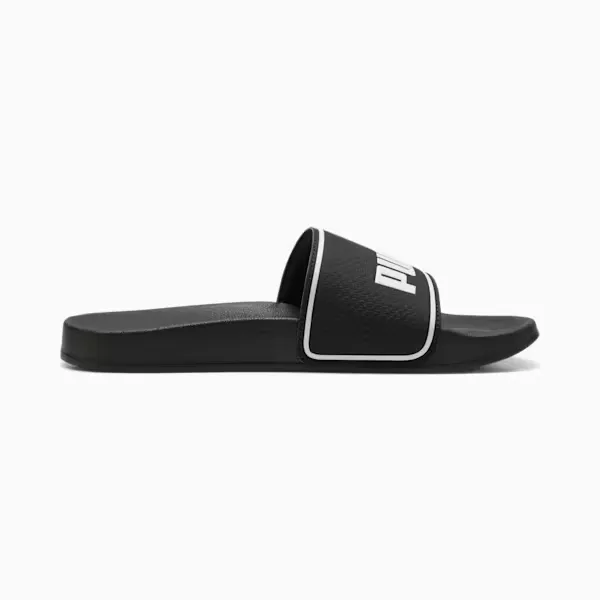 NEW Men's PUMA LEADCAT 2.0 Black White EVA Slides AUTHENTIC IN BOX