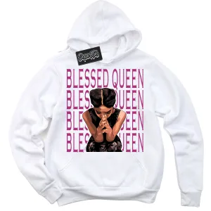 Next Nature Hot Fuchsia Dunk Sneaker Hoodie Blessed Queen Graphic