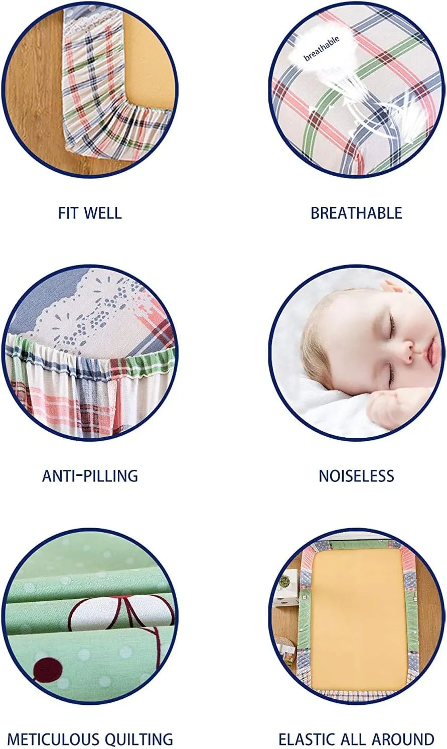 Ocean Wave Bed Sheets Sea Surfing Red Sun Sheet Set for Kids Boys Girls Japanese Ukiyoe Bed Set Exotic Navy Blue Decor Sheets with 2 Pillowcases 4Pcs Bedding Full