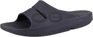 OOFOS OOahh Sport Recovery Slide, Matte Black - Women’s Size 15, Men’s Size 13