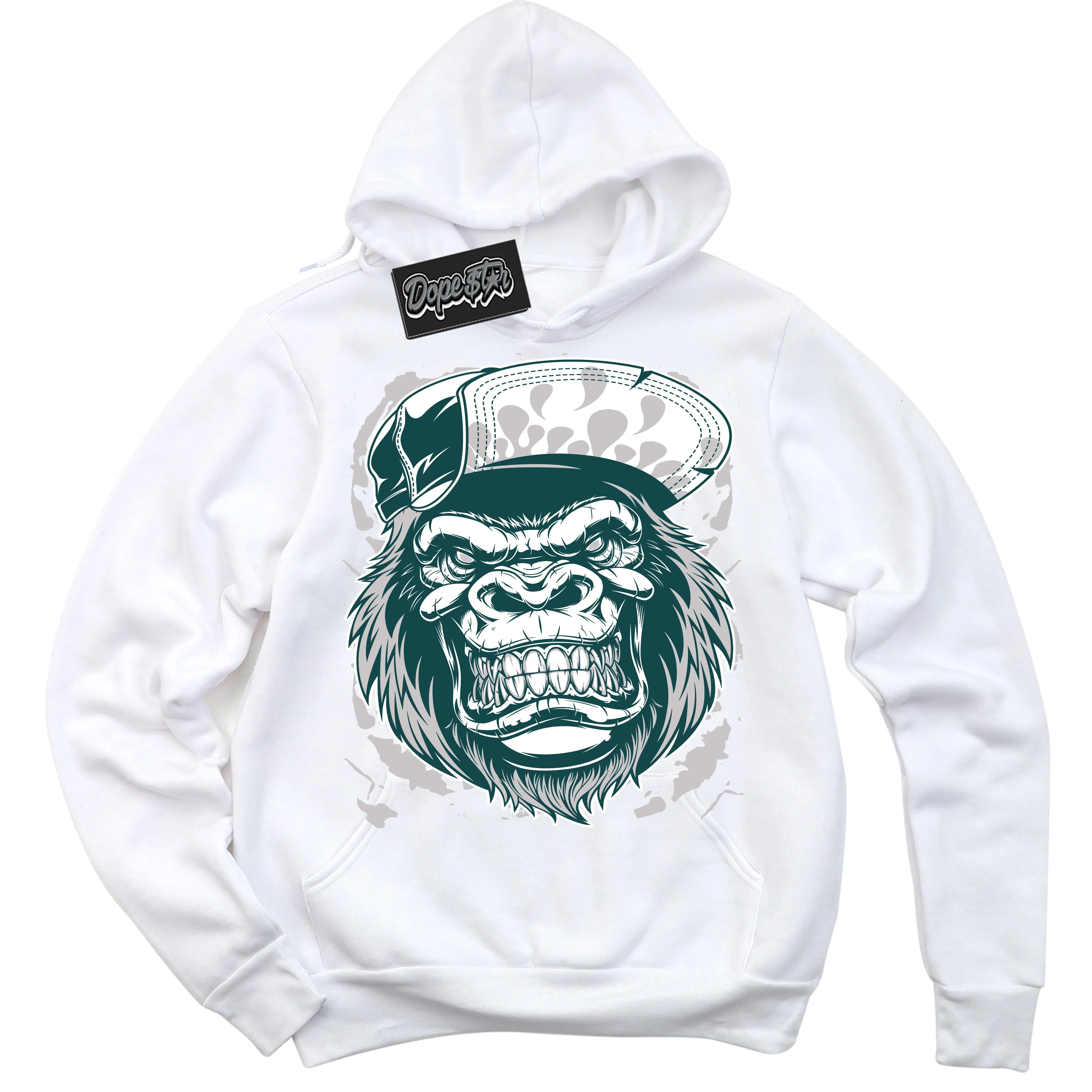 Oxidized Green 1s Sneaker Hoodie Gorilla Beast Graphic
