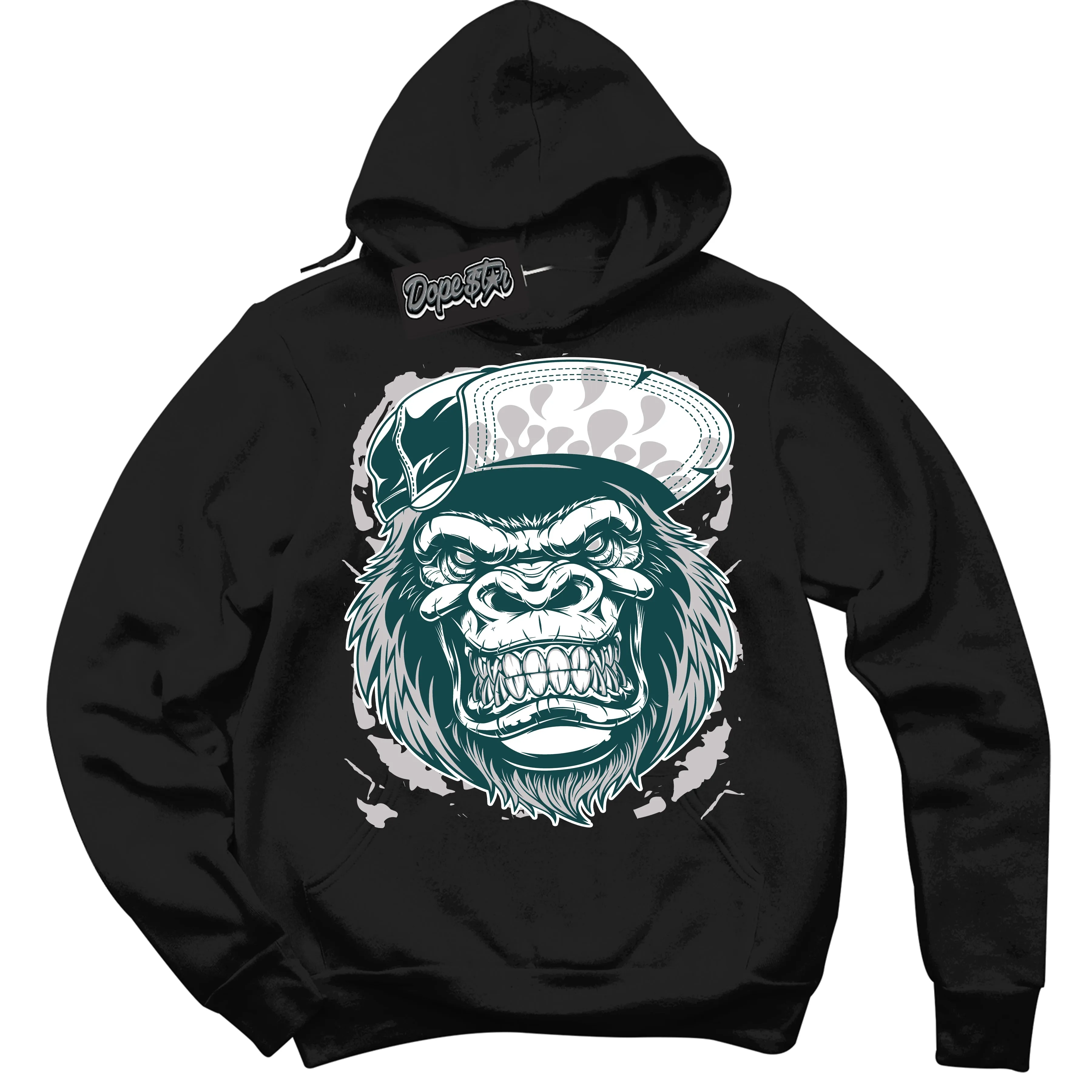 Oxidized Green 1s Sneaker Hoodie Gorilla Beast Graphic