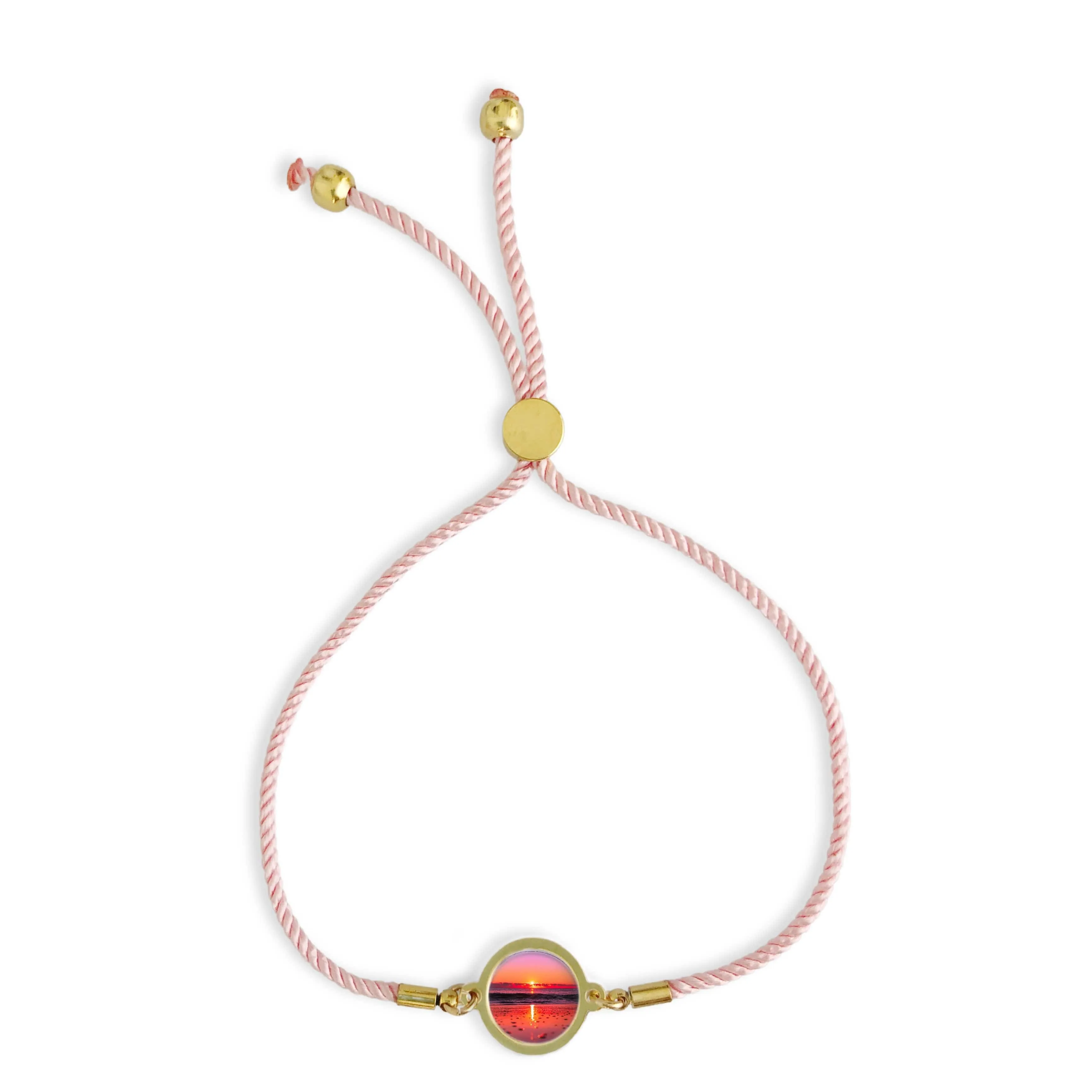 Pink Shoreline Slide Bracelet