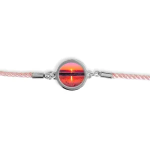Pink Shoreline Slide Bracelet