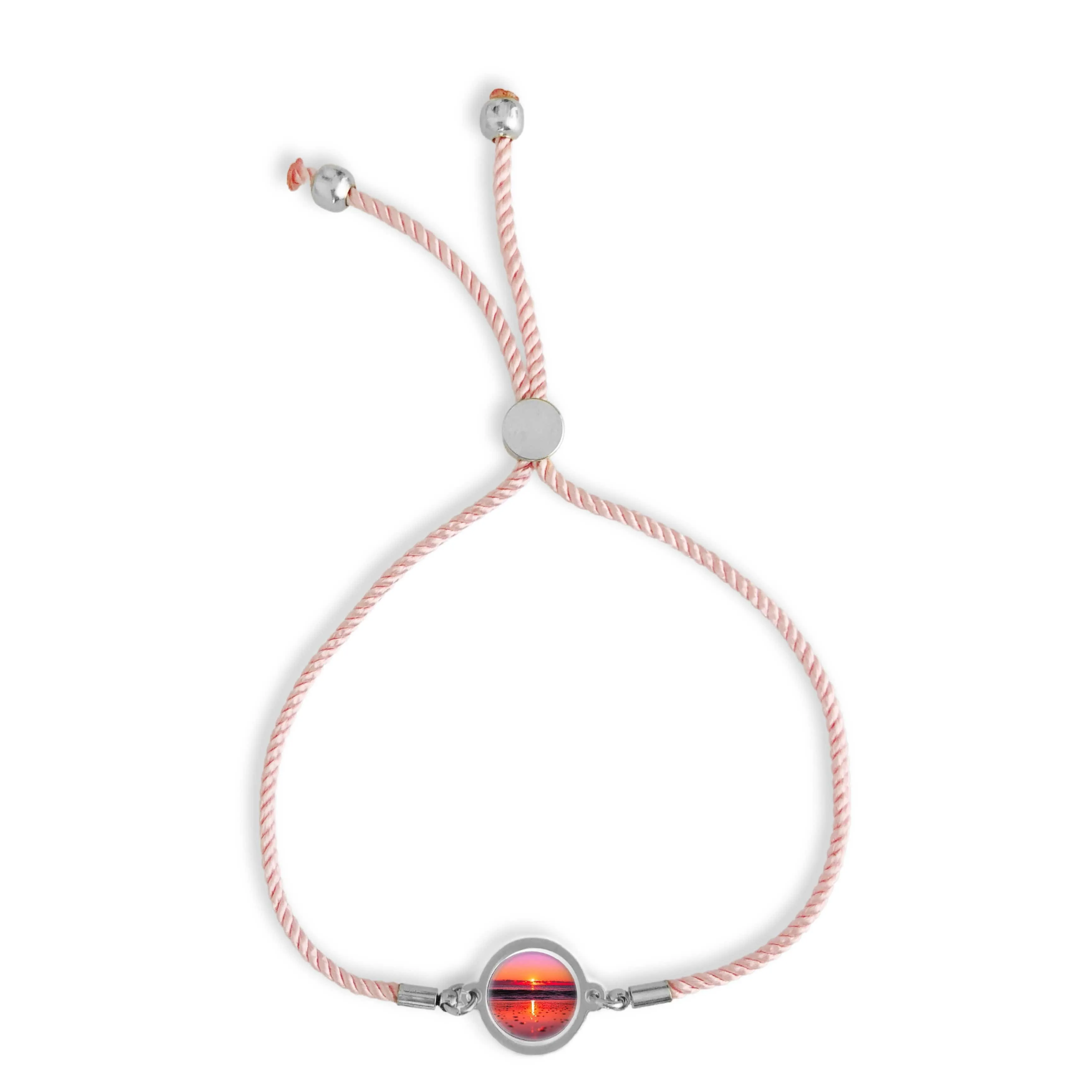 Pink Shoreline Slide Bracelet