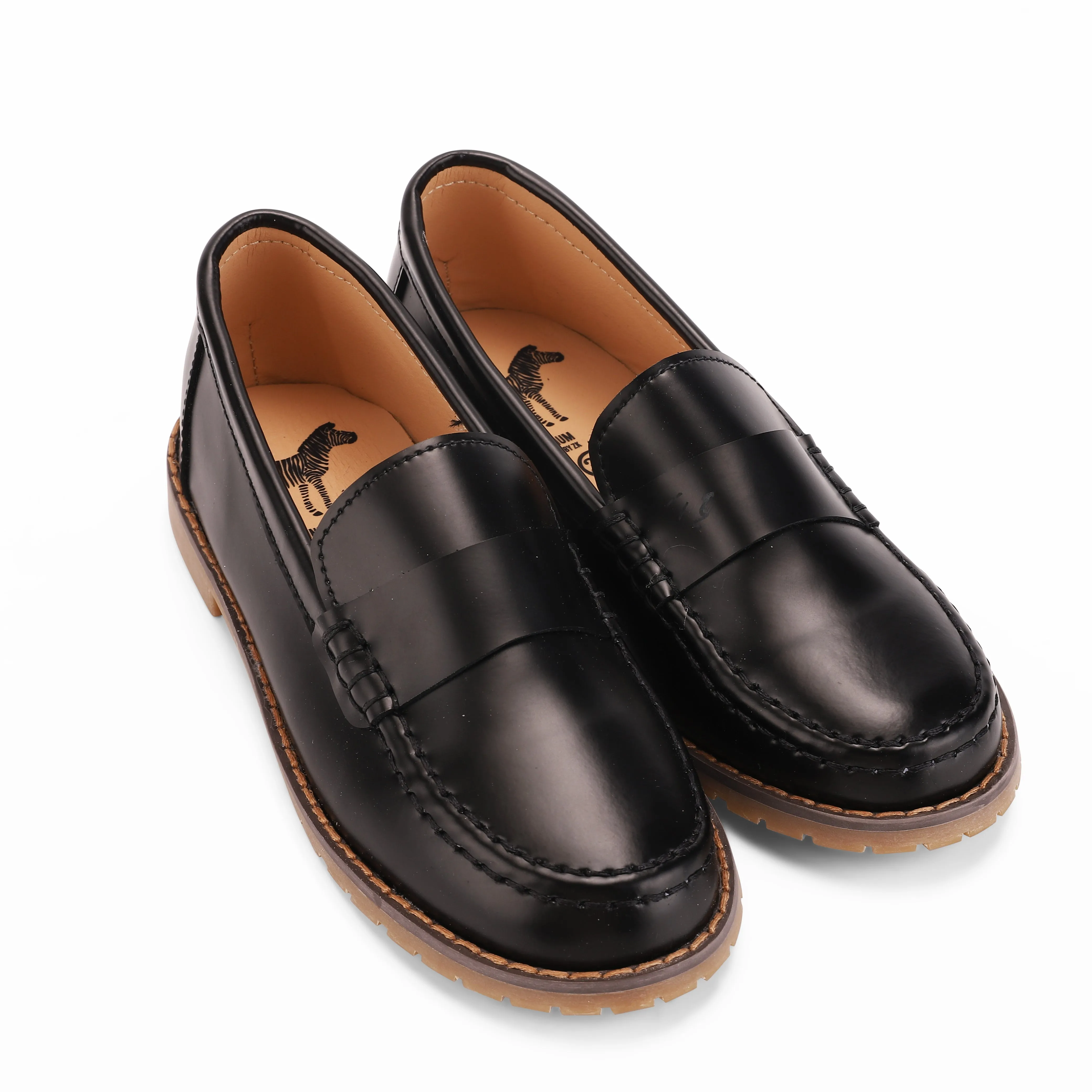 Platinum Platform Penny Loafer - Hard Sole
