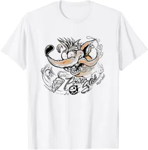 Power Slide Crazy Crash To Win Chest Logo T-Shirt