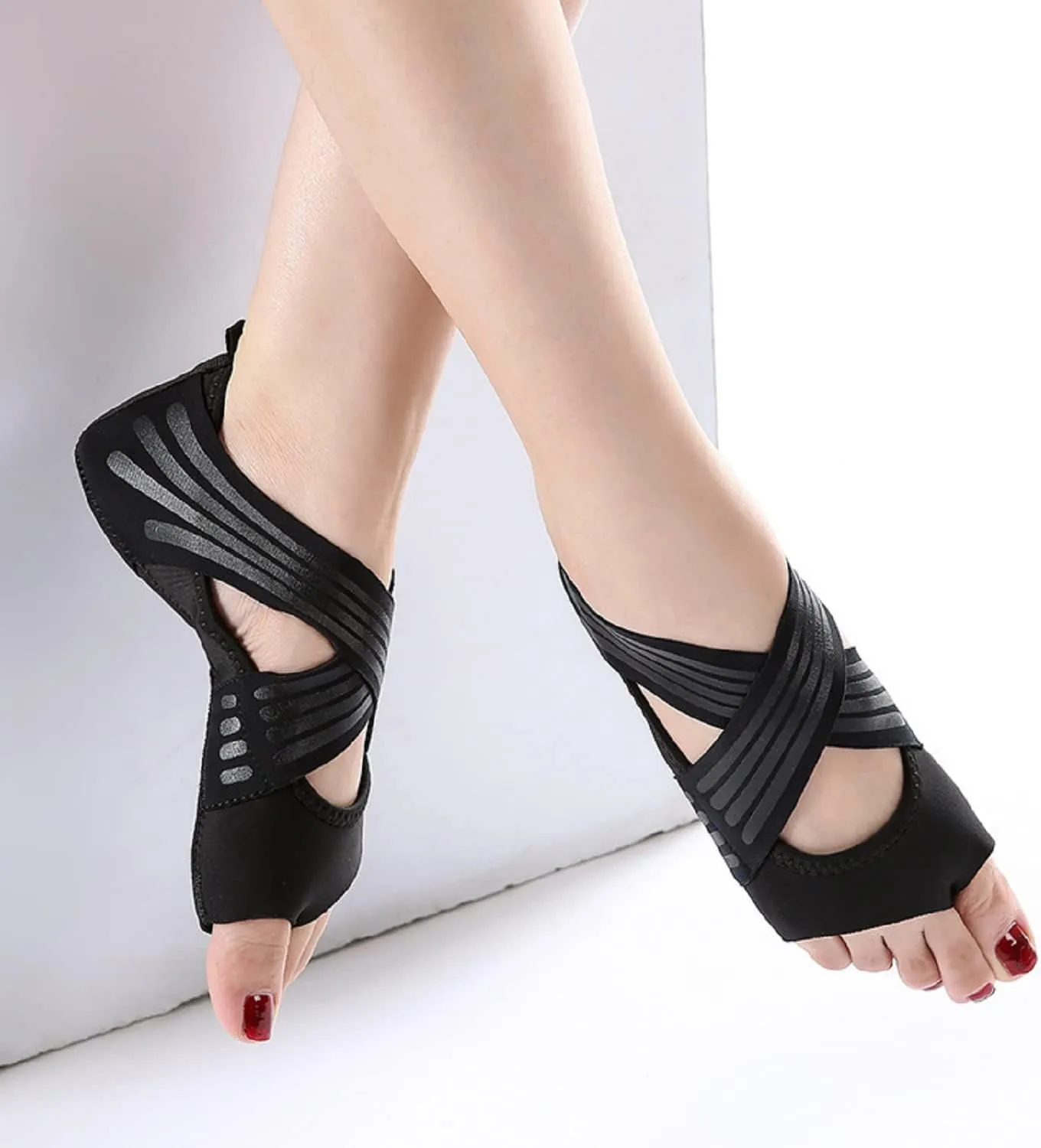 Professional Non-Slip Gym Yoga Shoes Flat Soft Anti-Slip Sole Ballet Fitness Dance Shoes Pilates Yoga Shoes Socks